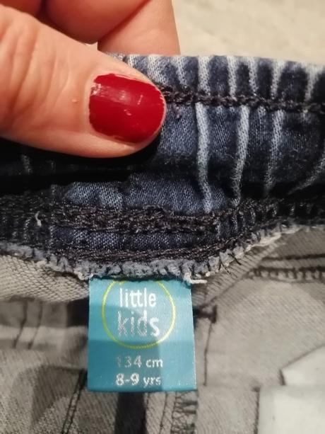 Džínsové šortky littlekids v134,8-9r.,elast., 134