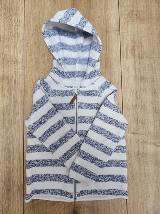 Flisova bunda na zips, h&m,98