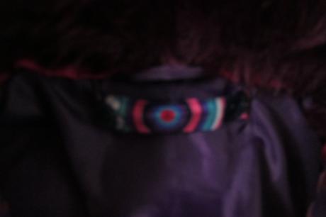 Desigual original krasna dievcenska dlhsia bunda, desigual,110