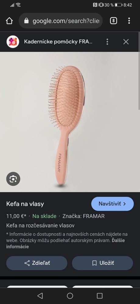 Kefa na vlasy framar,