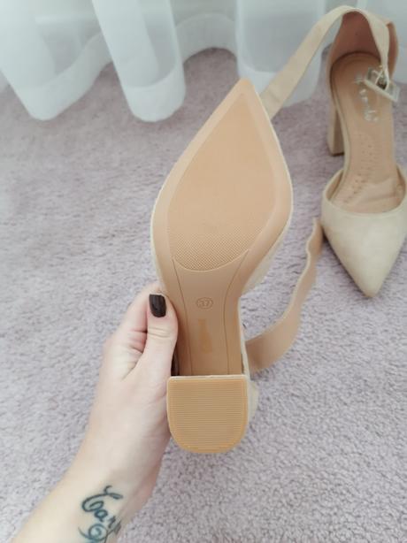 Damske béžové lodičky, 37