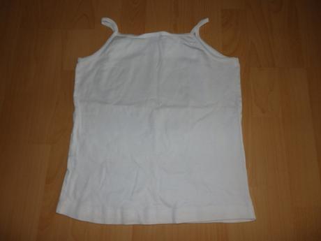 Biele tielko / tricko, 164