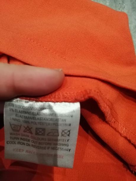 Oranžová sukňa capture v40, uk12, 40