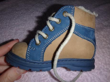 Zimné kožené topánky nové, 19