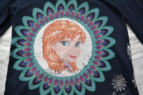 Tričko frozen s pretáčacím obrázkom v 9- 10 r, desigual,140