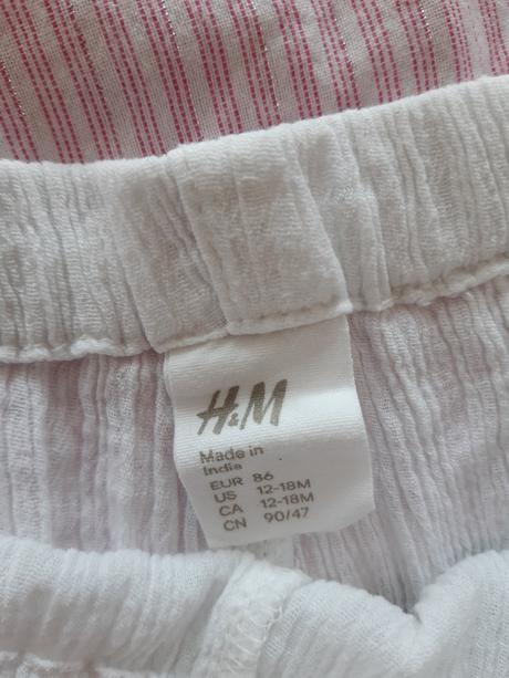 Letný komplet top + kraťasy h&m, h&m,86