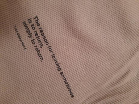 Tielko rebrované, h&m,s