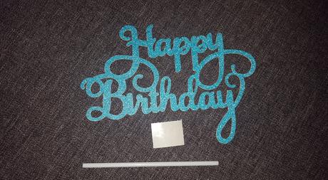 Zápich na tortu happy birthday, 