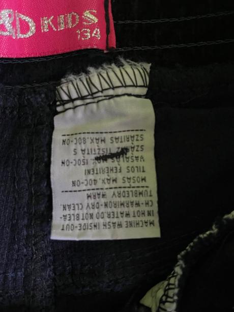 Dievcenske mencestrove nohavice c.134, 134