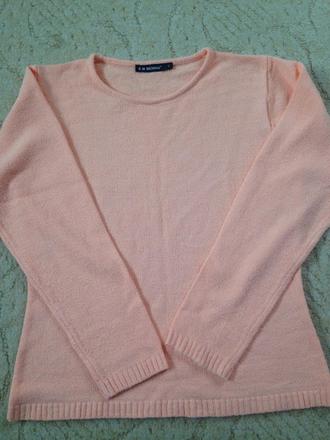 Lososový sveter s, s