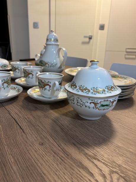 Porcelánová sada henneberg porzellan, 