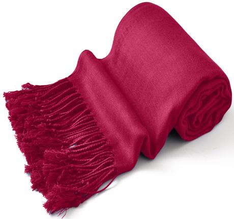 Dámsky šál fuchsia 200x70cm, xl