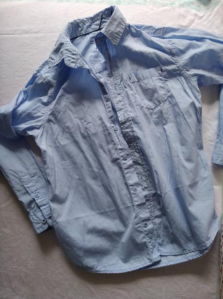 Svetlomodrá košeľa - veľ. 138 / 140, 140