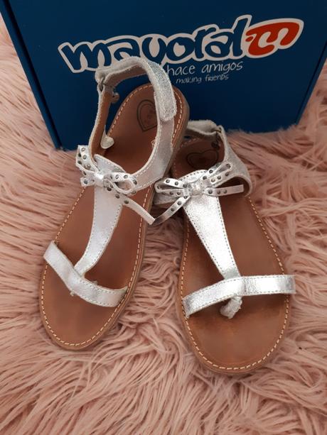 Prekrásne koženné sandálky mayoral, mayoral,35