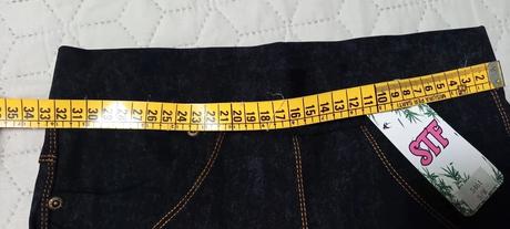 Čierne riflove legíny s/m, m / s