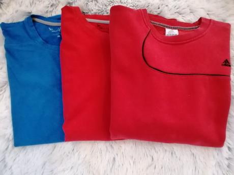 Mikina adidas, plus dve tričká, adidas,l