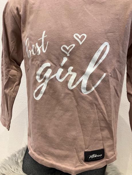 Dievčenské tričko s nápisom, 122