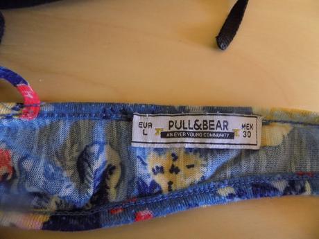 Dámsky mnohofarebný top pull&bear č.l, pull&bear,l