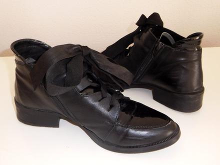 Kvalitné kožené kotníky-topánky na jesen-zimu, 38