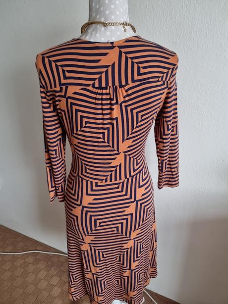 Horčicovo-modré šaty anna field veľ. s, s