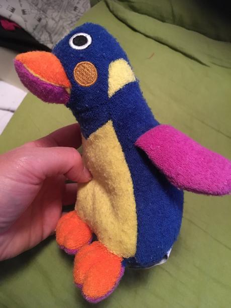 Na kúpanie tučniak,