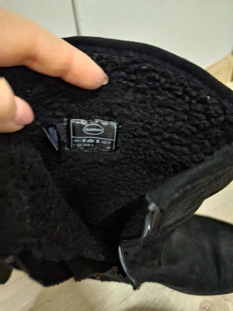 Čierne zateplene čižmičky, graceland,34