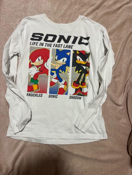 Tričko h&m sonic 134-140, h&m,134