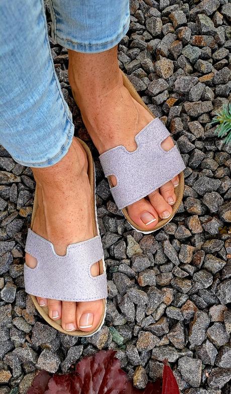 Kožené korkové šľapky, 38