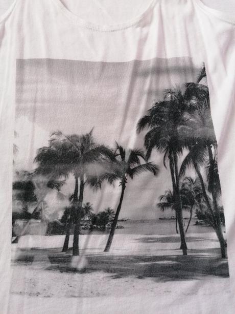 Tielko s palmami, xs