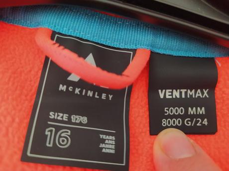 Softshellova bunda, mckinley,176