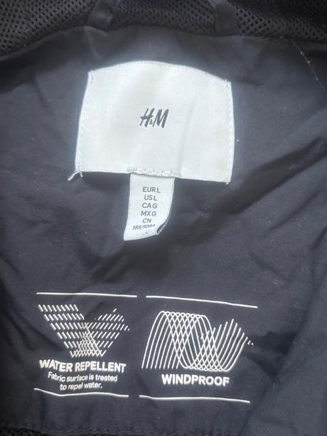 H&m nepremokavá pánska bunda, h&m,l