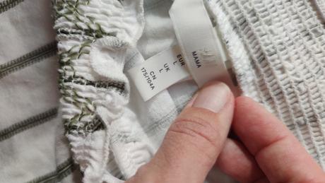 Tehotenské tricko, h&m,l
