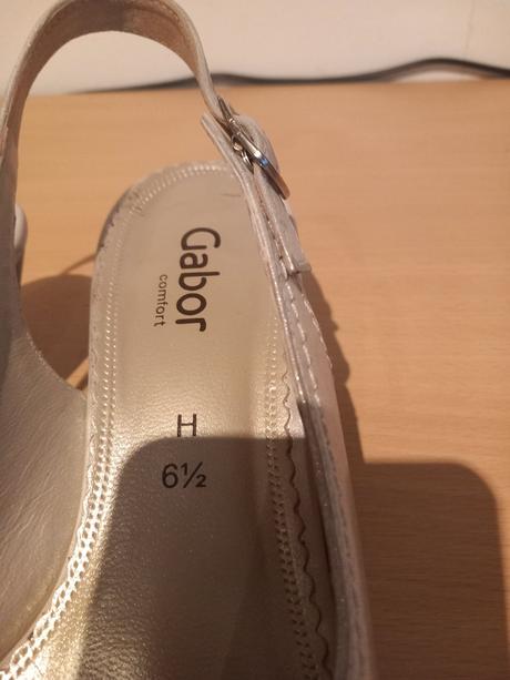 Pohodlné koženne sandále, gabor,39