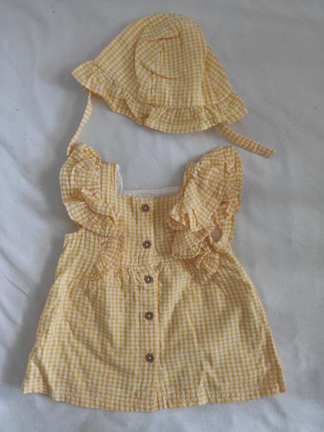 Komplet blúzka a klobúčik, f&f,74