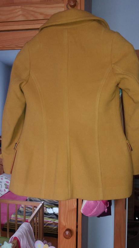 Horčicový kabátik, s