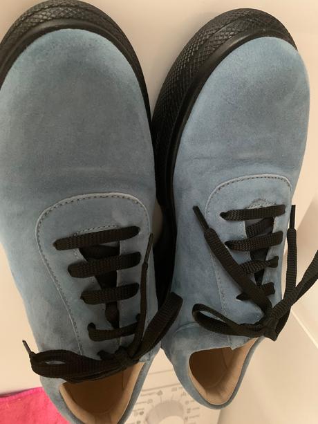Modre topanocky na snurovanie 38, 38