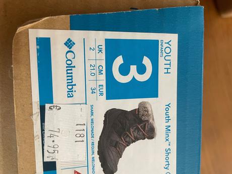 Zimné nepremokavé topánky, columbia,34