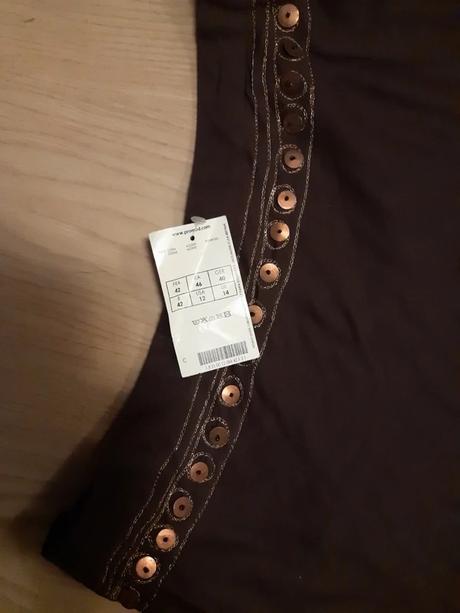 A-čková etno/boho/orient sukňa s peniažkami, promod,40
