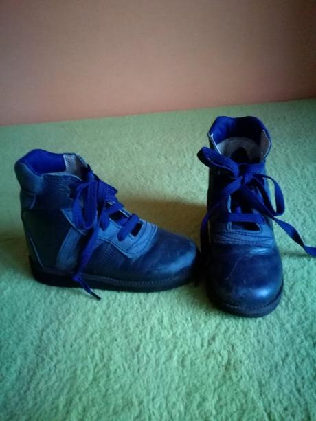 Detské kožené topánky č. 22, 22