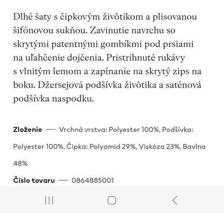 Slavnostne saty na dojcenie h&m, 