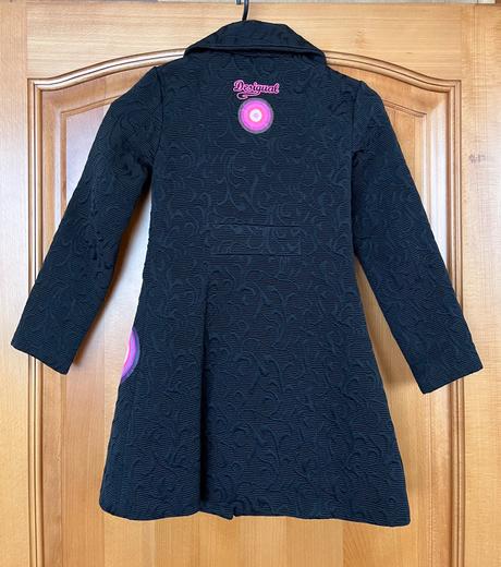 Luxusný kabátik desigual s mandalami 7/8 rokov, desigual,128