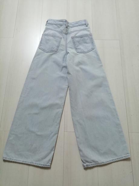 Rifle dievčenské široké h&m blede vel. 32, h&m,32