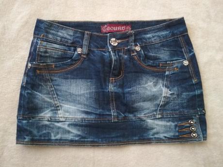 Riflová sukňa - top stav - pošta grátis, xs