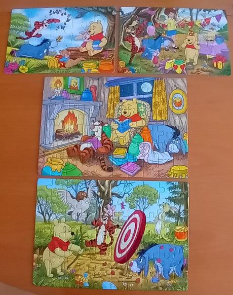 Puzzle disney winnie the pooh 4 v 1, 
