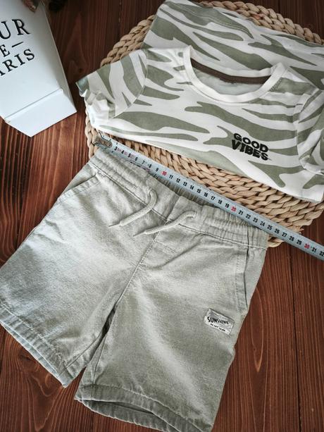 Suprava kratasy + tričko zara 104, zara,104