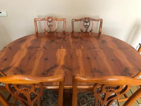 Jedálenský nábytok z čerešne - retro, 