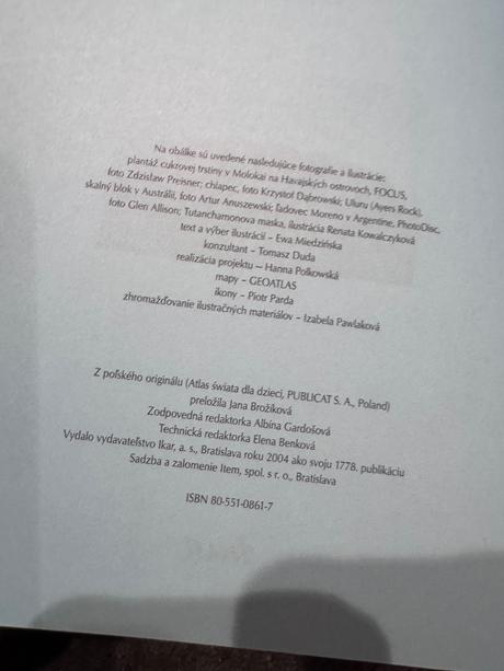 Atlas sveta pre deti, 