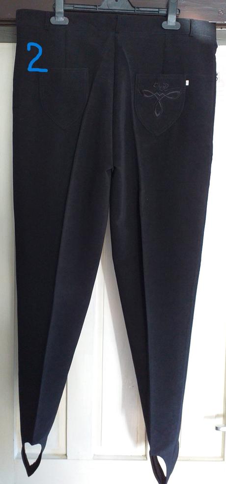 Čierne nohavice pre staršie dámy, 40