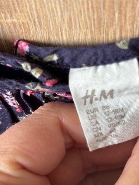 Kvetovane saty hm 86, h&m,86