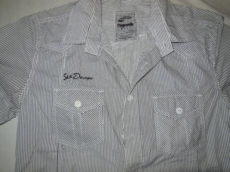 Pánska pásikáva košeľa, l